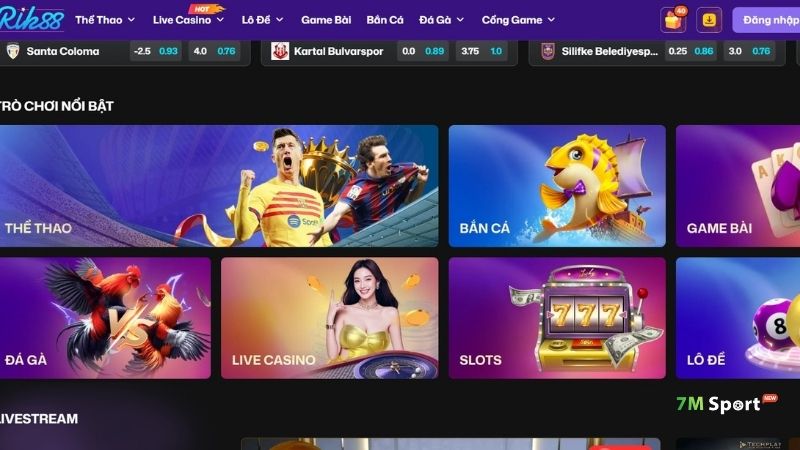 Game chơi tại RIK88